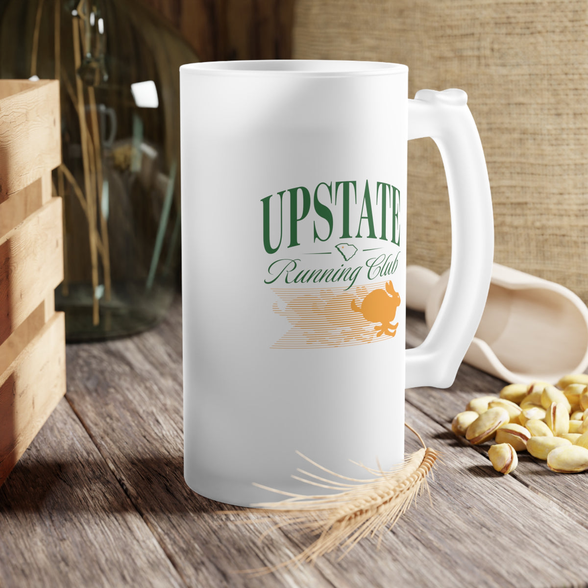 Upstate Running Club Frosted Beer Mug 16oz