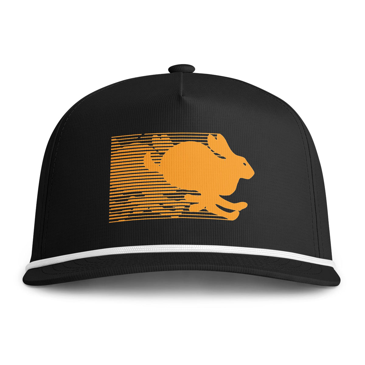 Upstate Running Club Gold Hare Rope Hat