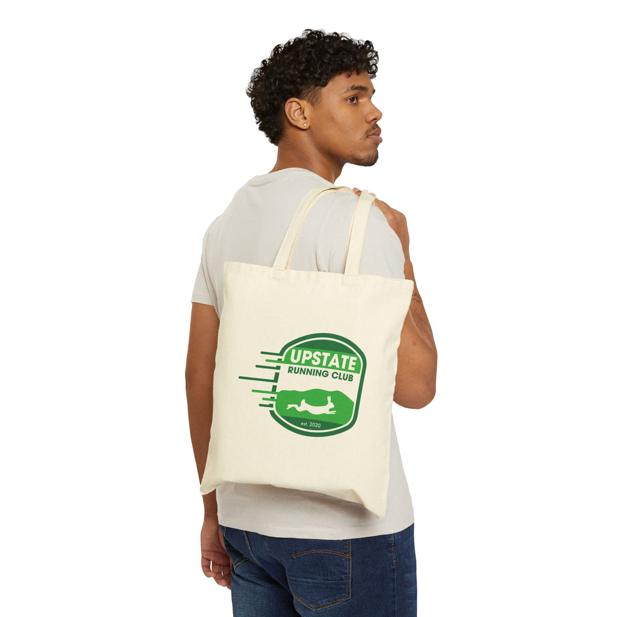 Upstate Running Club Badge Canvas Tote